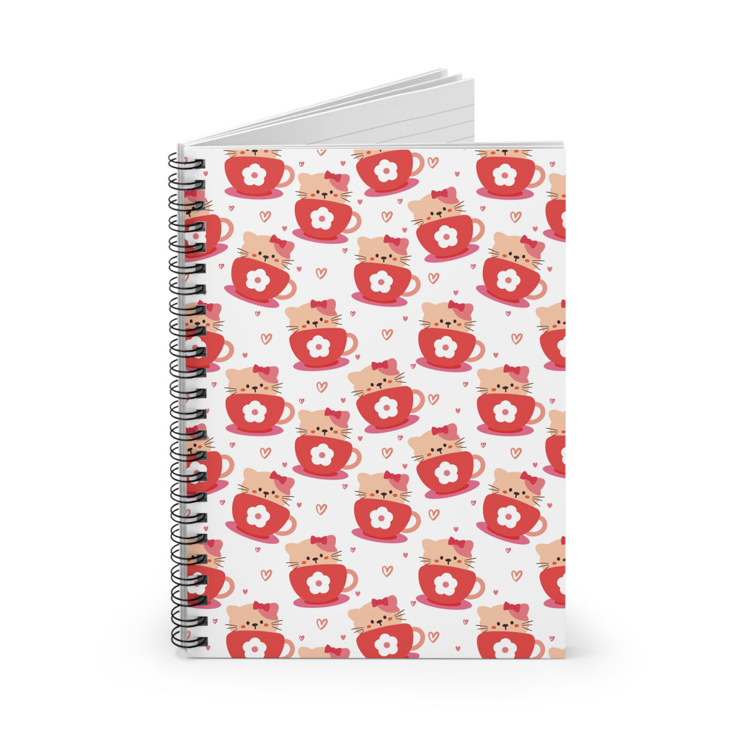 Java Cat Spiral Notebook