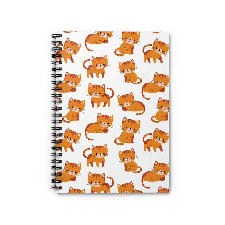 Orange Kitten Spiral Notebook