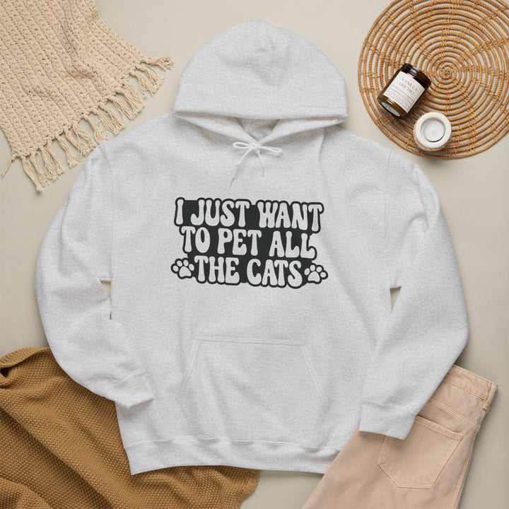 Pet All The Cats Hooded Sweatshirt