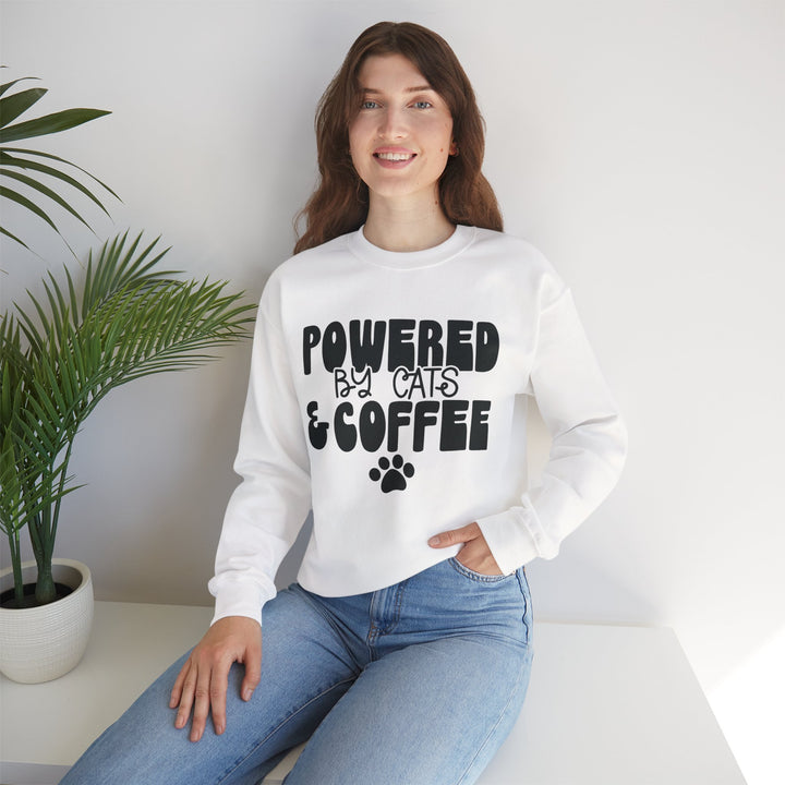 Cats and Coffee Crewneck Sweatshirt