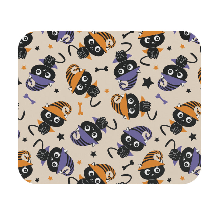 Cat Witch Mouse Pad