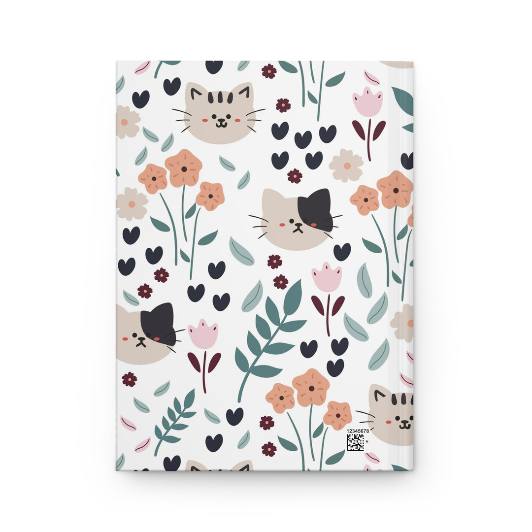 Springtime Kitty Hardcover Journal