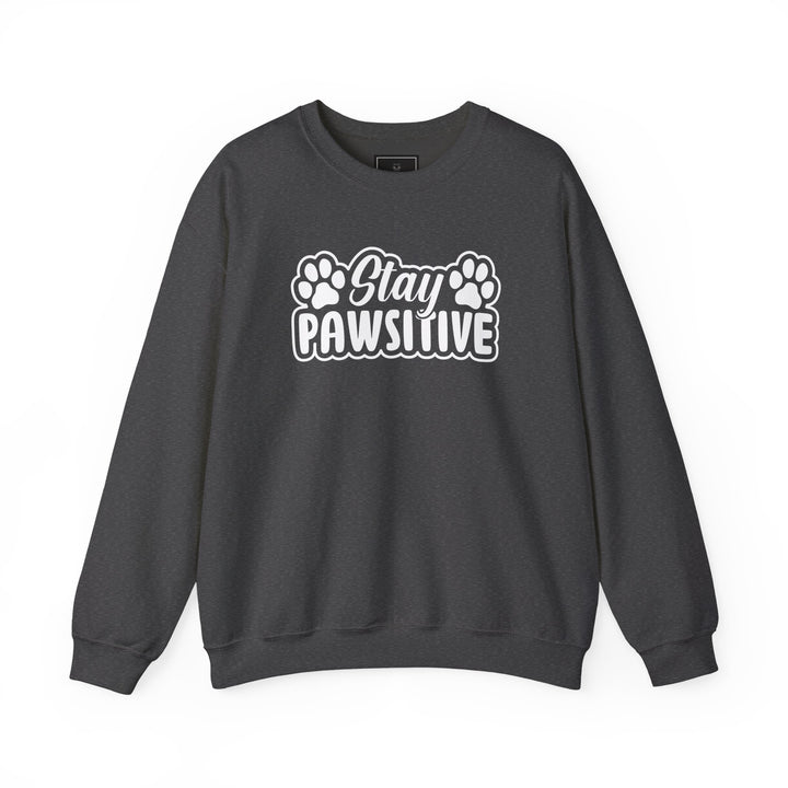 Stay Pawsitive Unisex Crewneck Sweatshirt