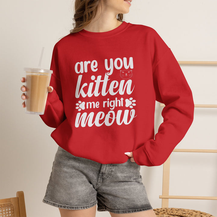 Kitten Me Right Meow Crewneck Sweatshirt