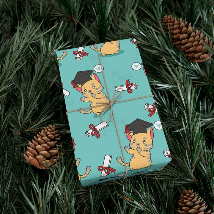 Graduation Cat Gift Wrap