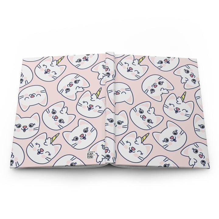 Unicorn Cat Hardcover Journal