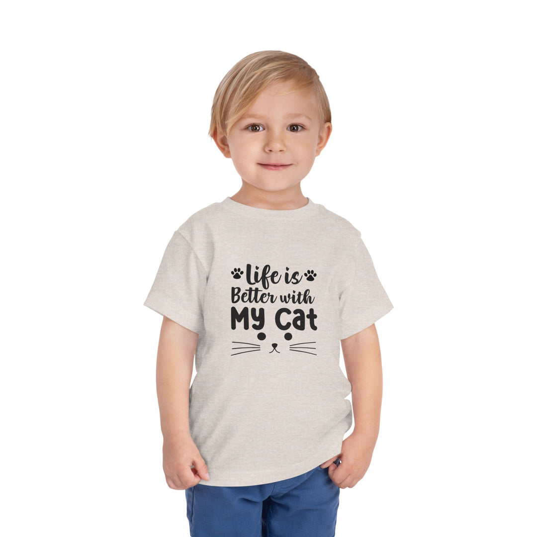 Better With My Cat Toddler Tee