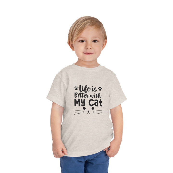Better With My Cat Toddler Tee