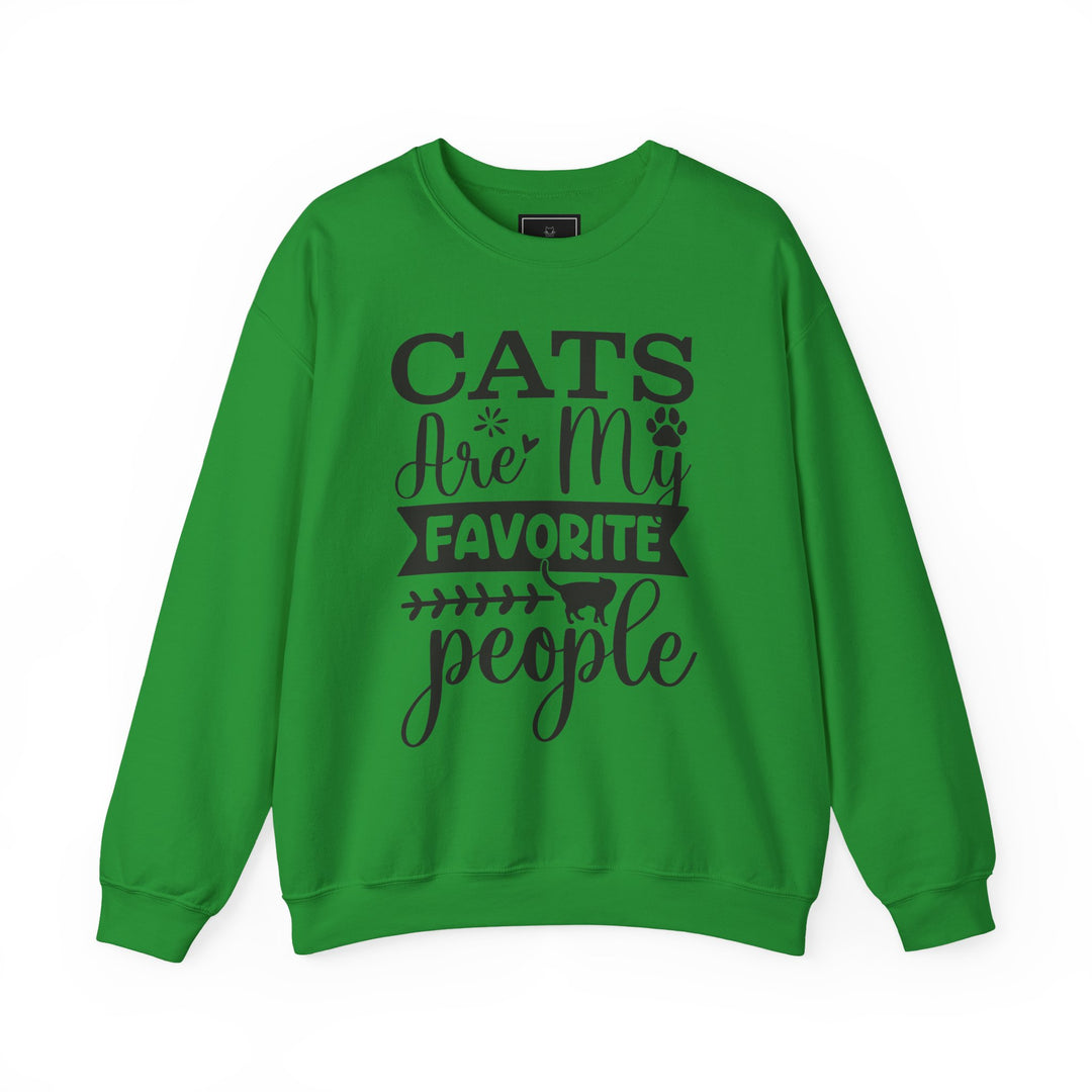 Cats Are My Favorite People Crewneck Sweatshirt