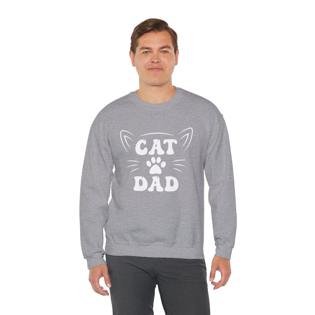Cat Dad Crewneck Sweatshirt
