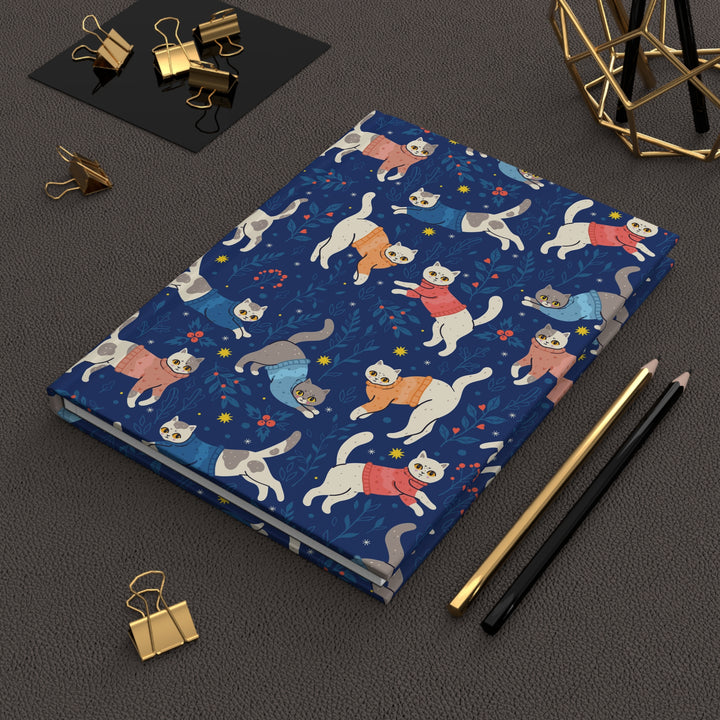 Cats in Sweaters Hardcover Journal