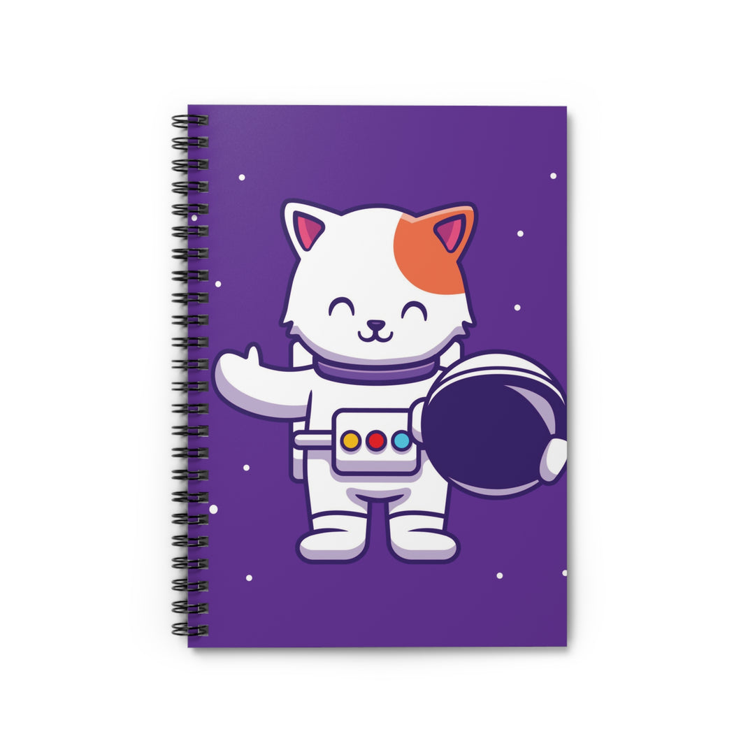 Astronaut Cat Spiral Notebook