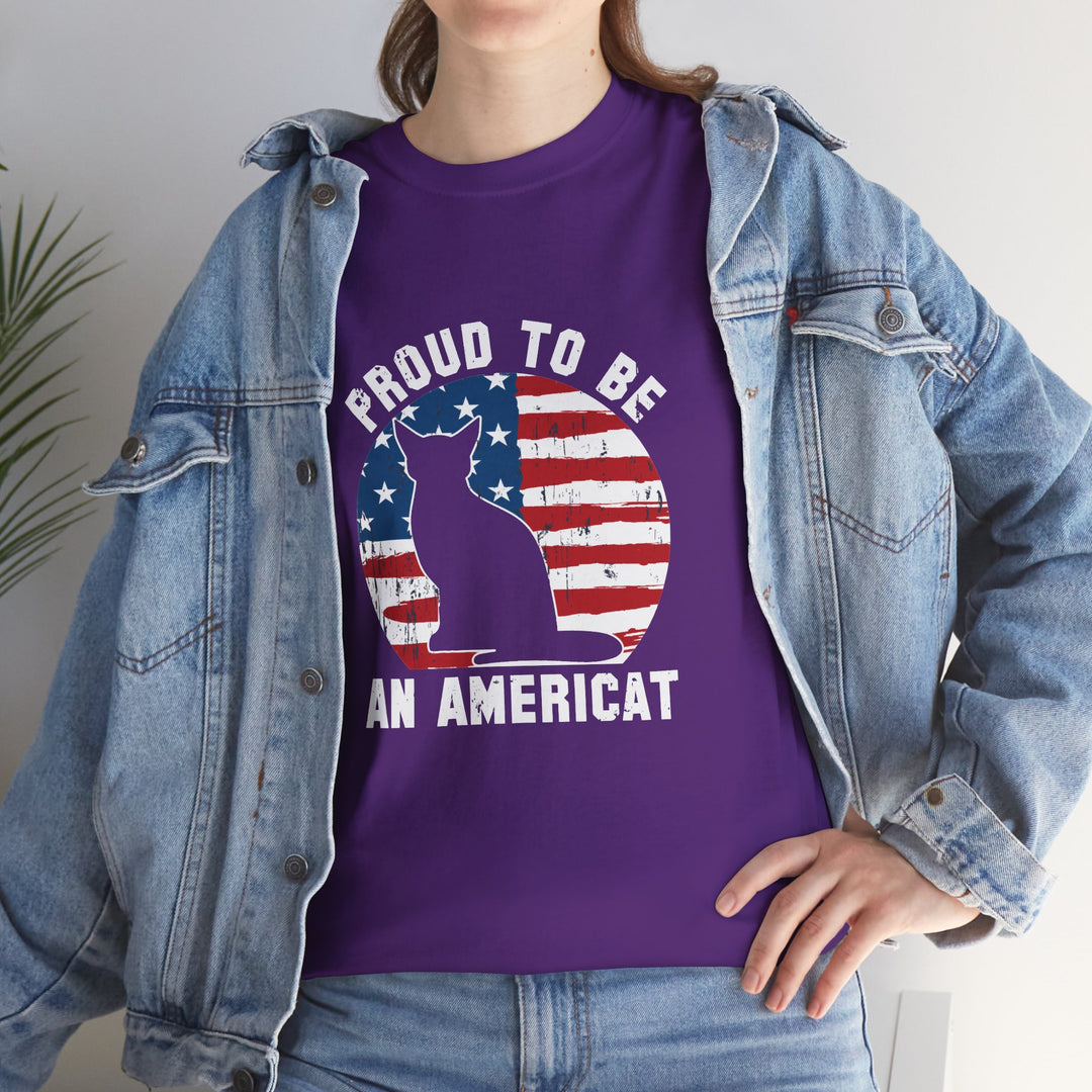 Proud to Be An Americat Cotton Tee