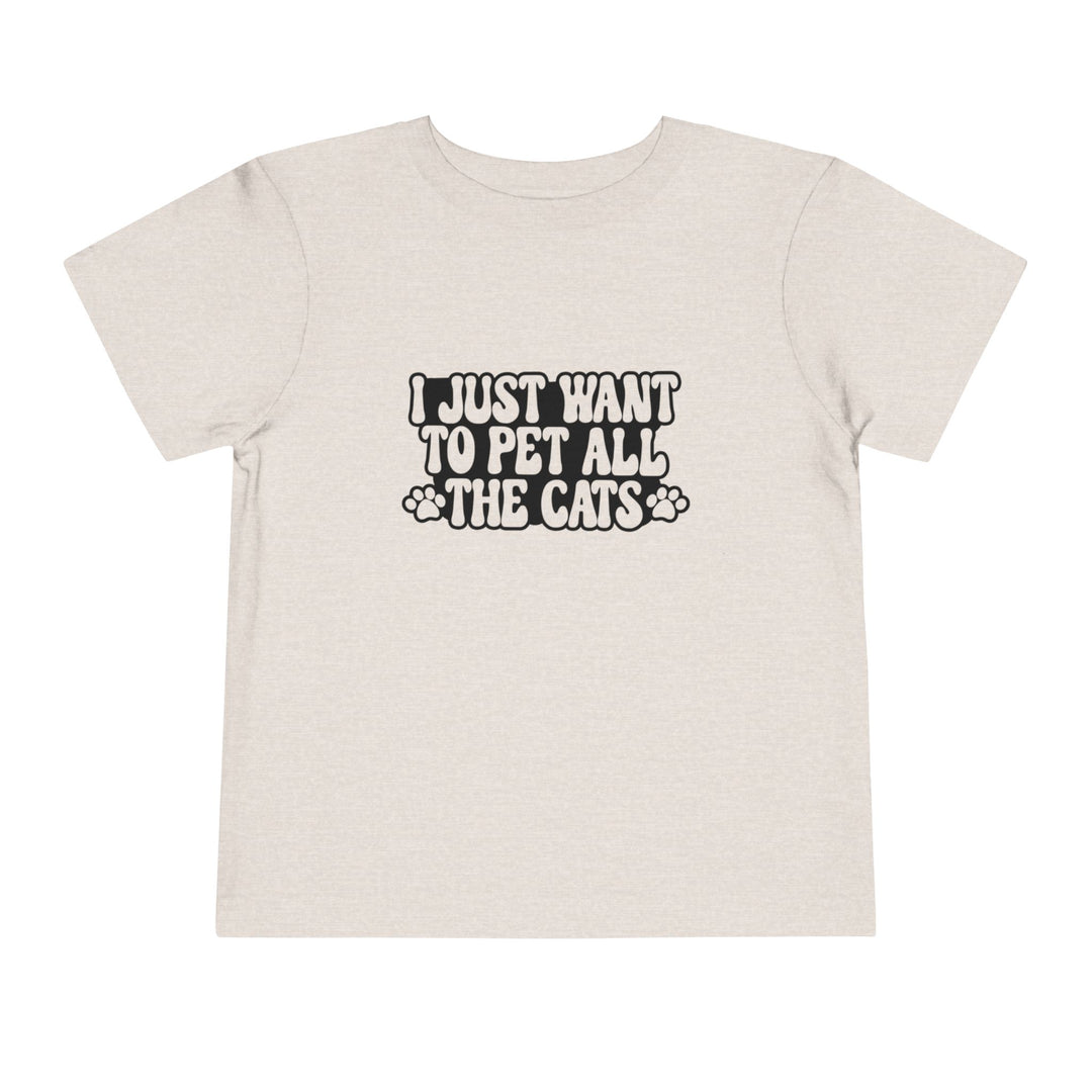 Pet All The Cats Toddler Tee