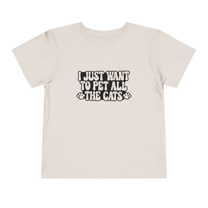 Pet All The Cats Toddler Tee