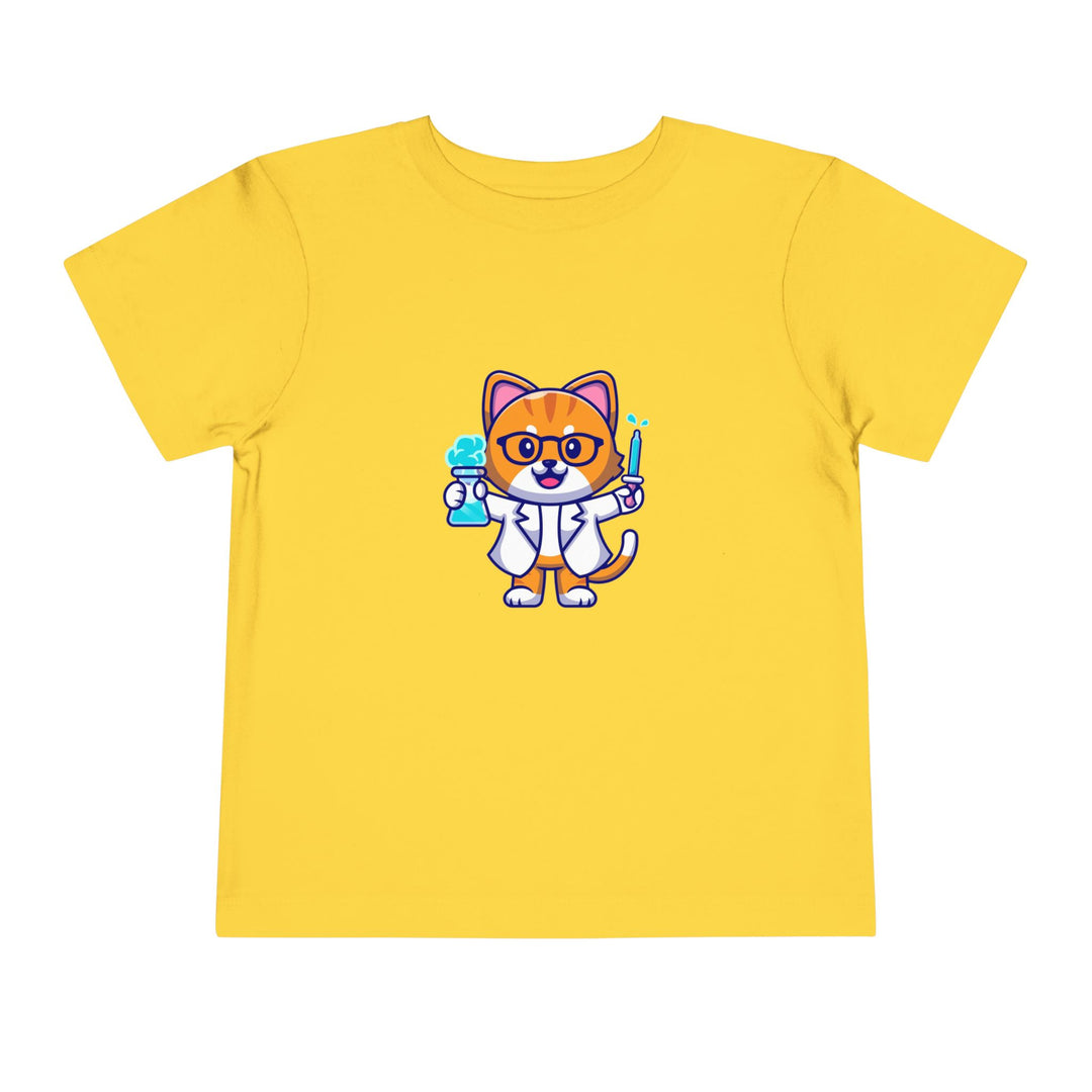 Scientist Kitty Toddler Tee