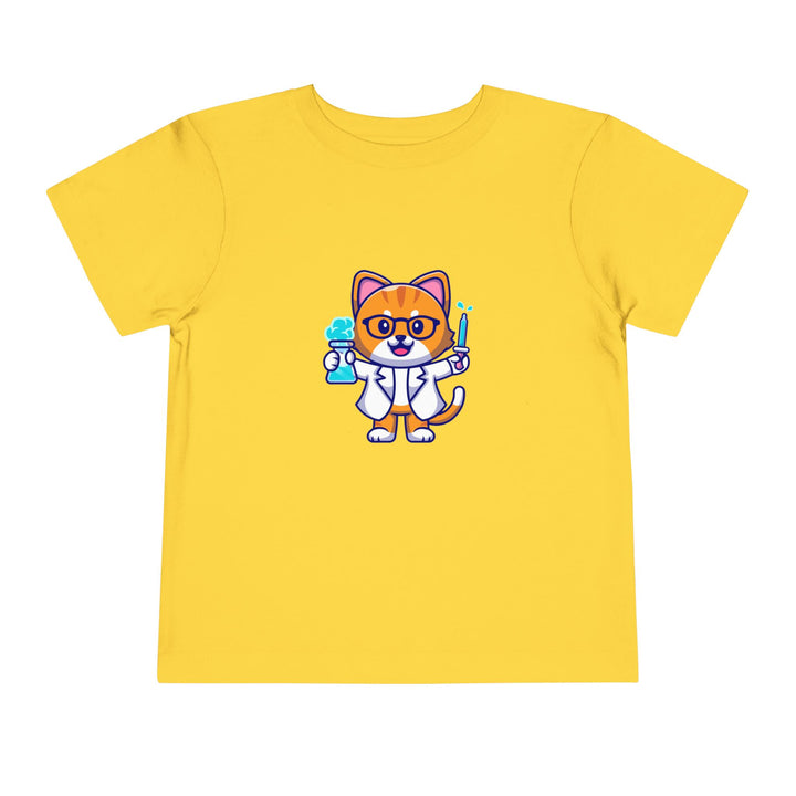 Scientist Kitty Toddler Tee