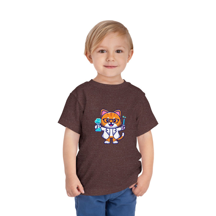 Scientist Kitty Toddler Tee