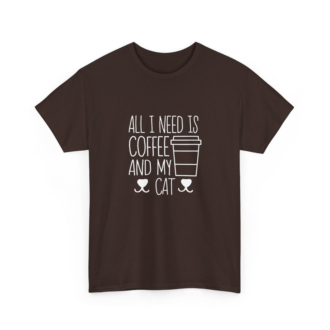 Coffee and My Cat Cotton Tee