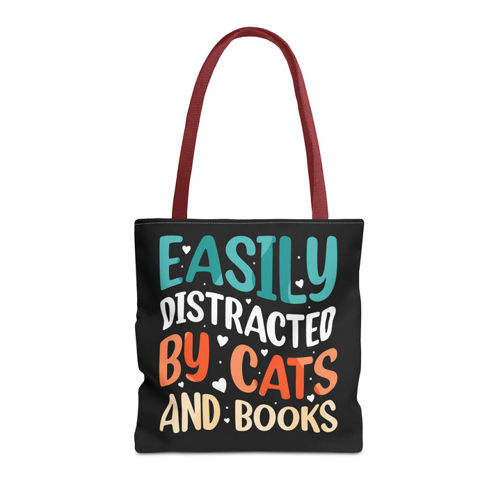 Cats and Books Tote Bag