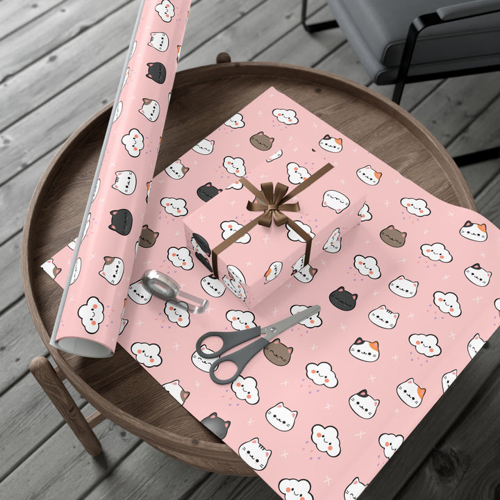 Rain Cloud Kitty Gift Wrap