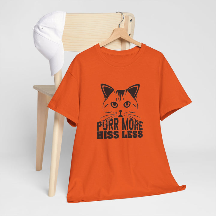 Purr More Hiss Less Cotton Tee