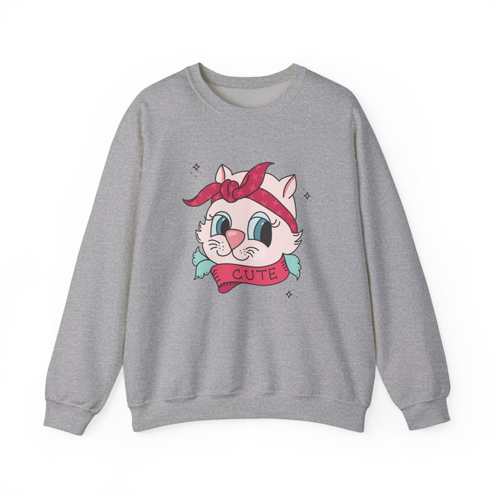 Tattoo Cat Crewneck Sweatshirt