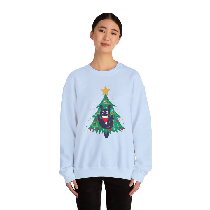 Tree Climbing Kitty Crewneck Sweatshirt