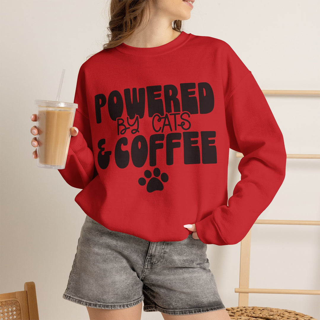 Cats and Coffee Crewneck Sweatshirt
