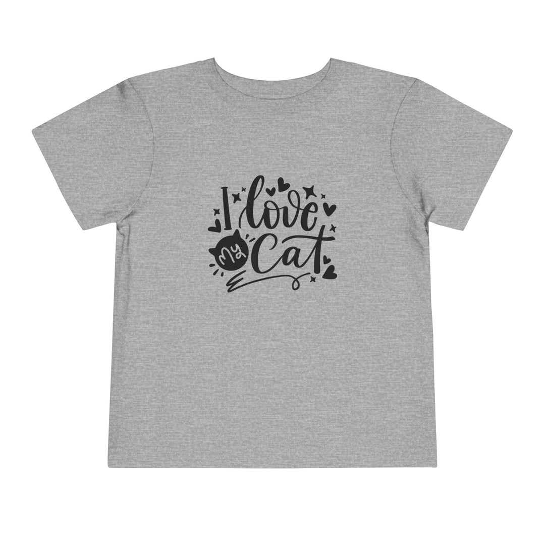 I Love My Cat Toddler Tee