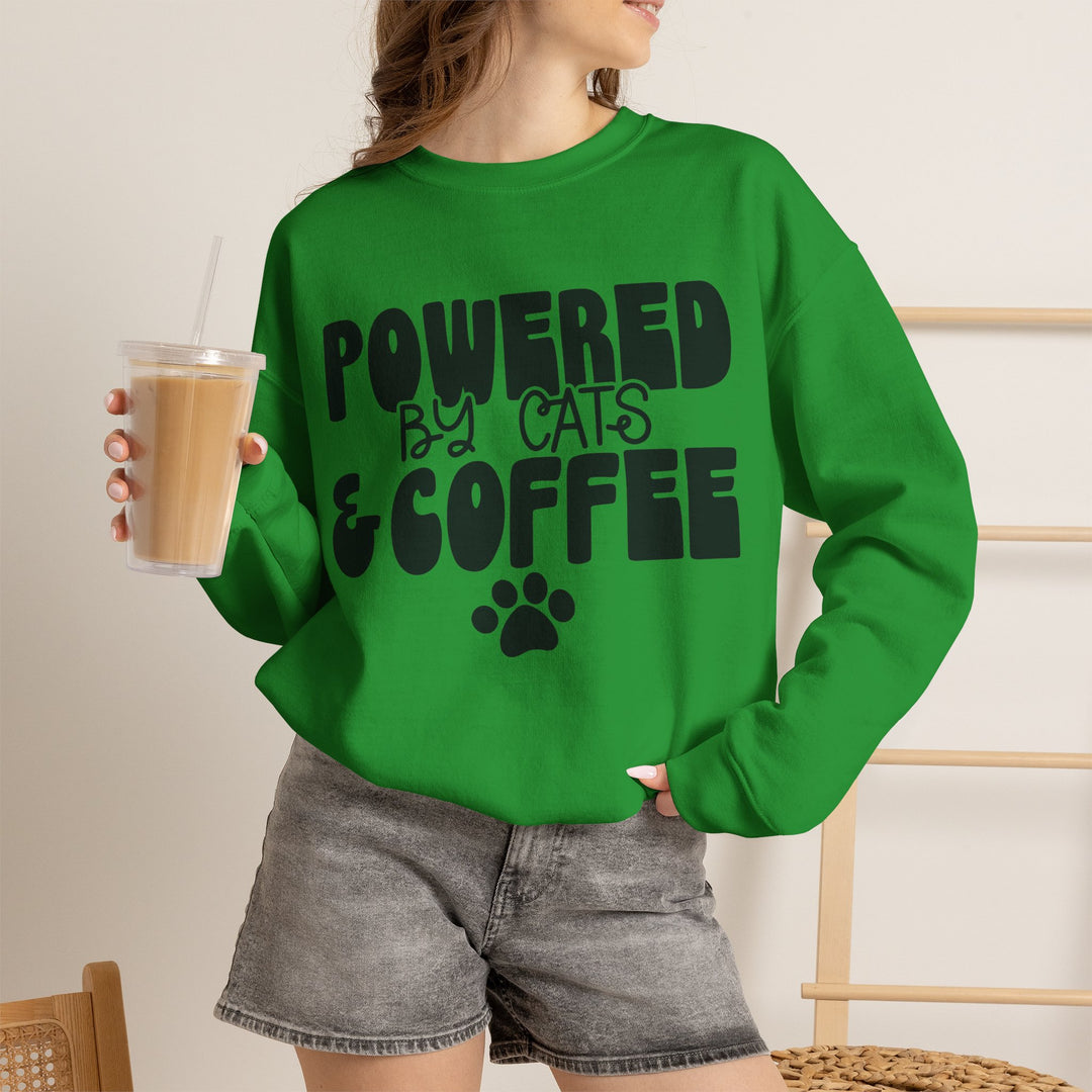 Cats and Coffee Crewneck Sweatshirt