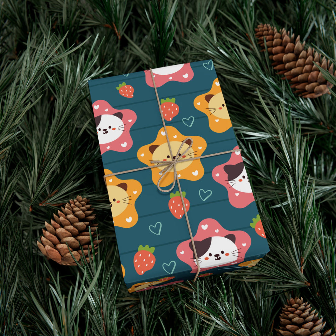 Star Cat Gift Wrap
