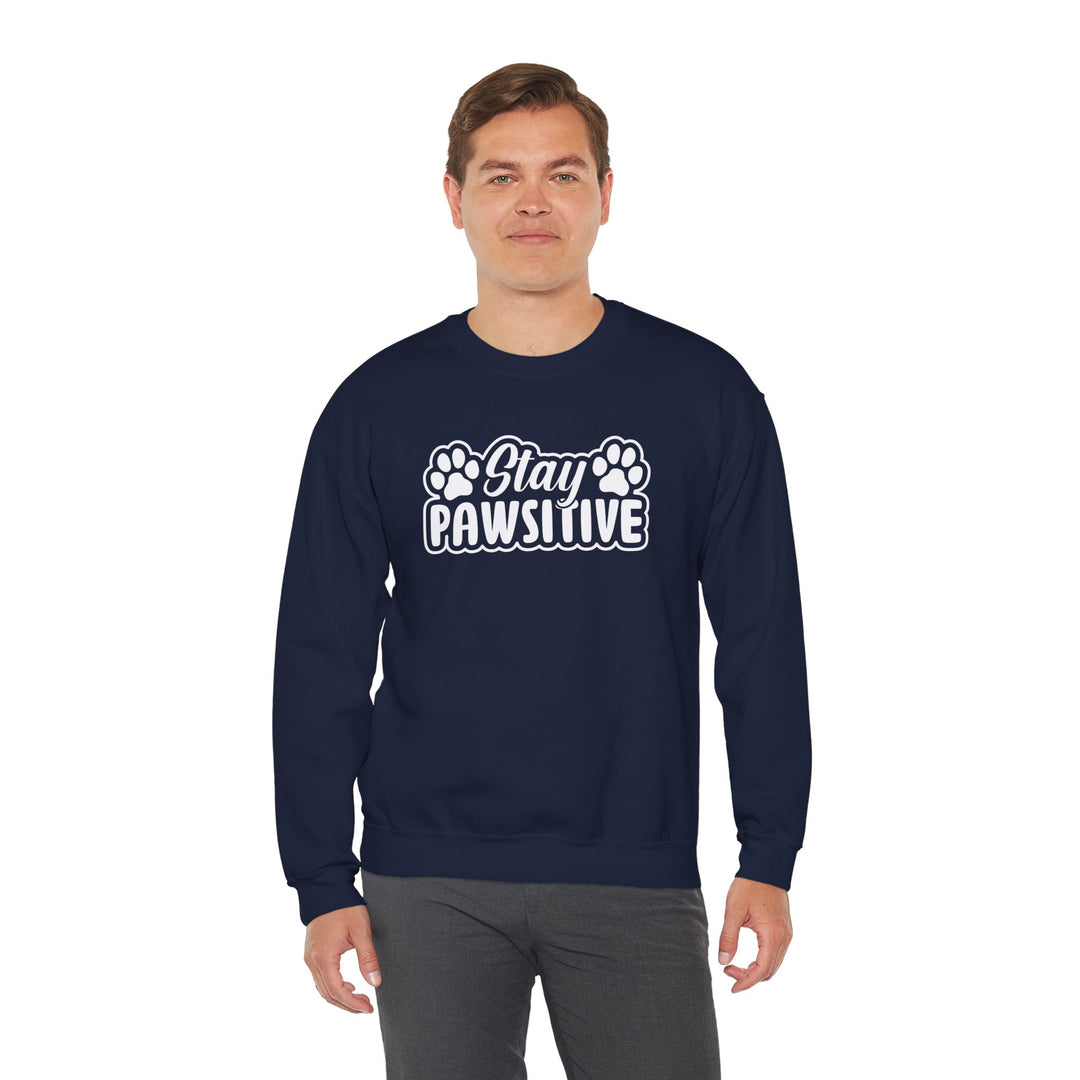 Stay Pawsitive Crewneck Sweatshirt