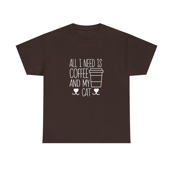 Coffee and My Cat Cotton Tee