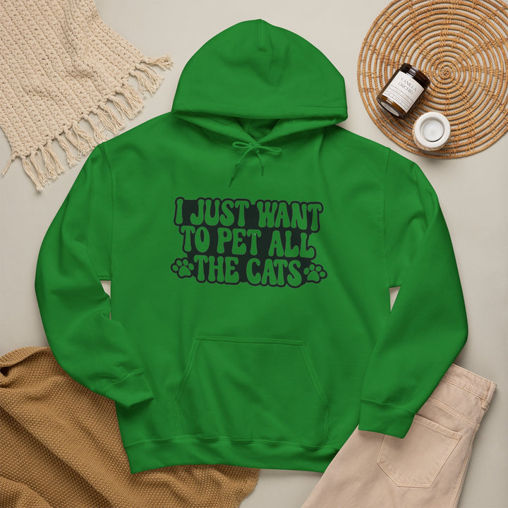 Pet All The Cats Hooded Sweatshirt