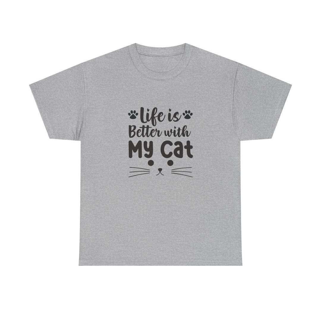 Better With My Cat Cotton Tee