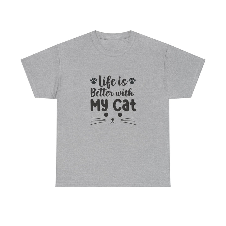Better With My Cat Cotton Tee