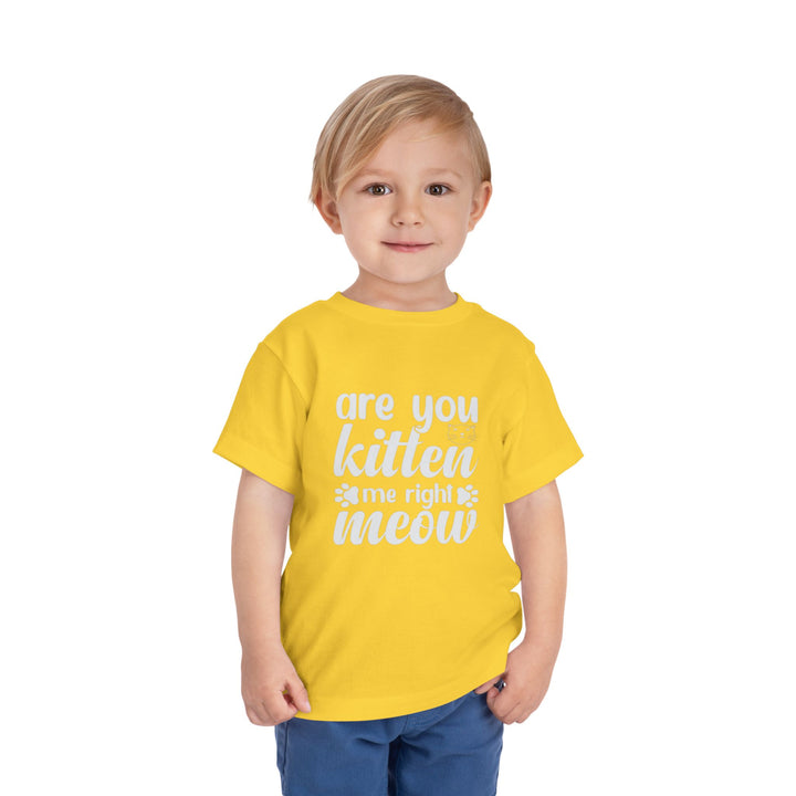 Kitten Me Right Meow Toddler Tee