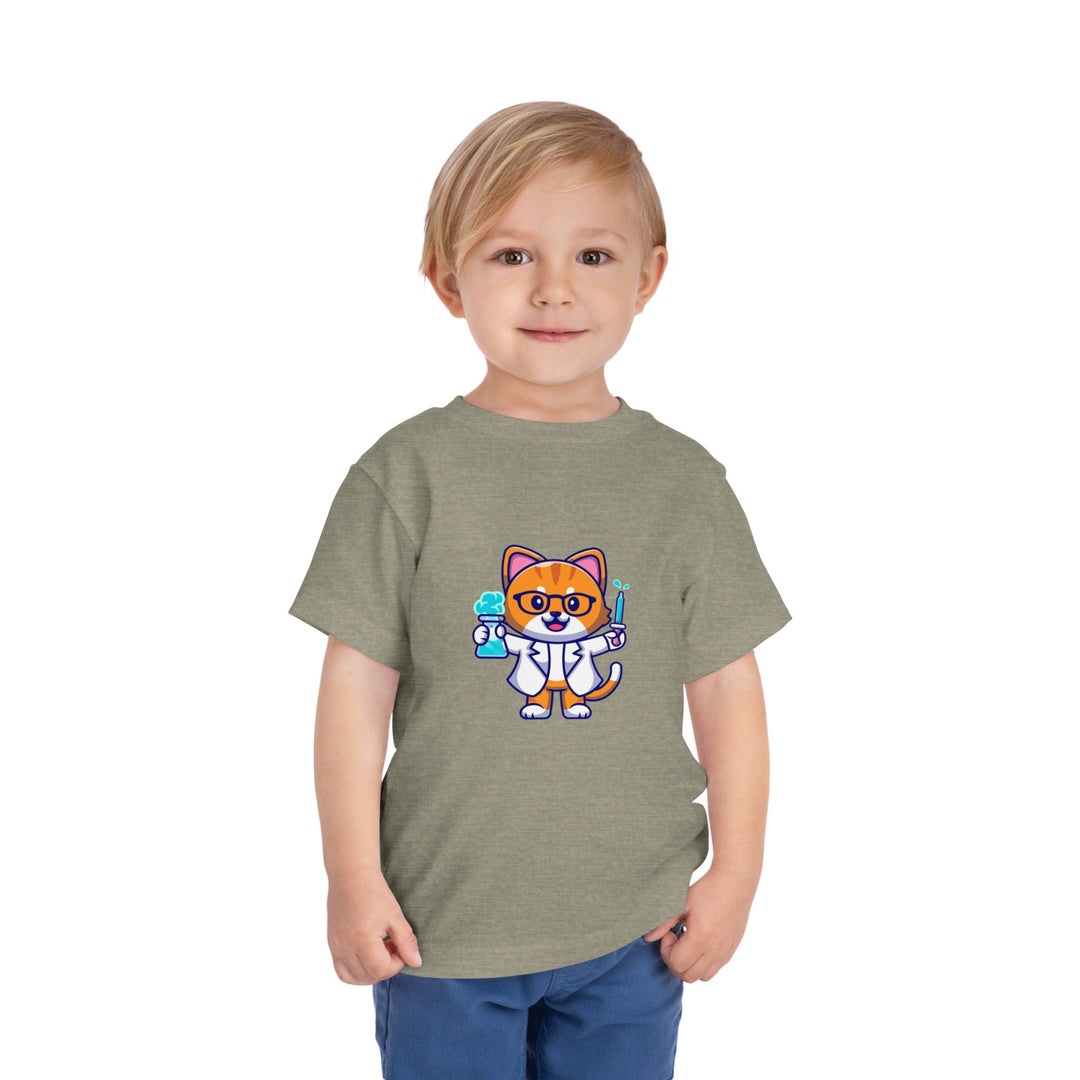Scientist Kitty Toddler Tee