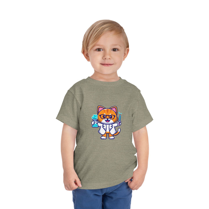 Scientist Kitty Toddler Tee