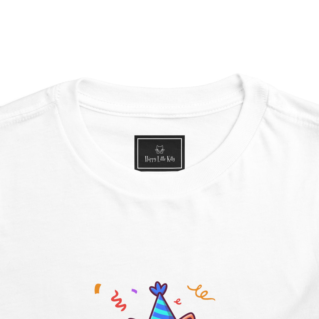 Birthday Celebration Cat Toddler Tee
