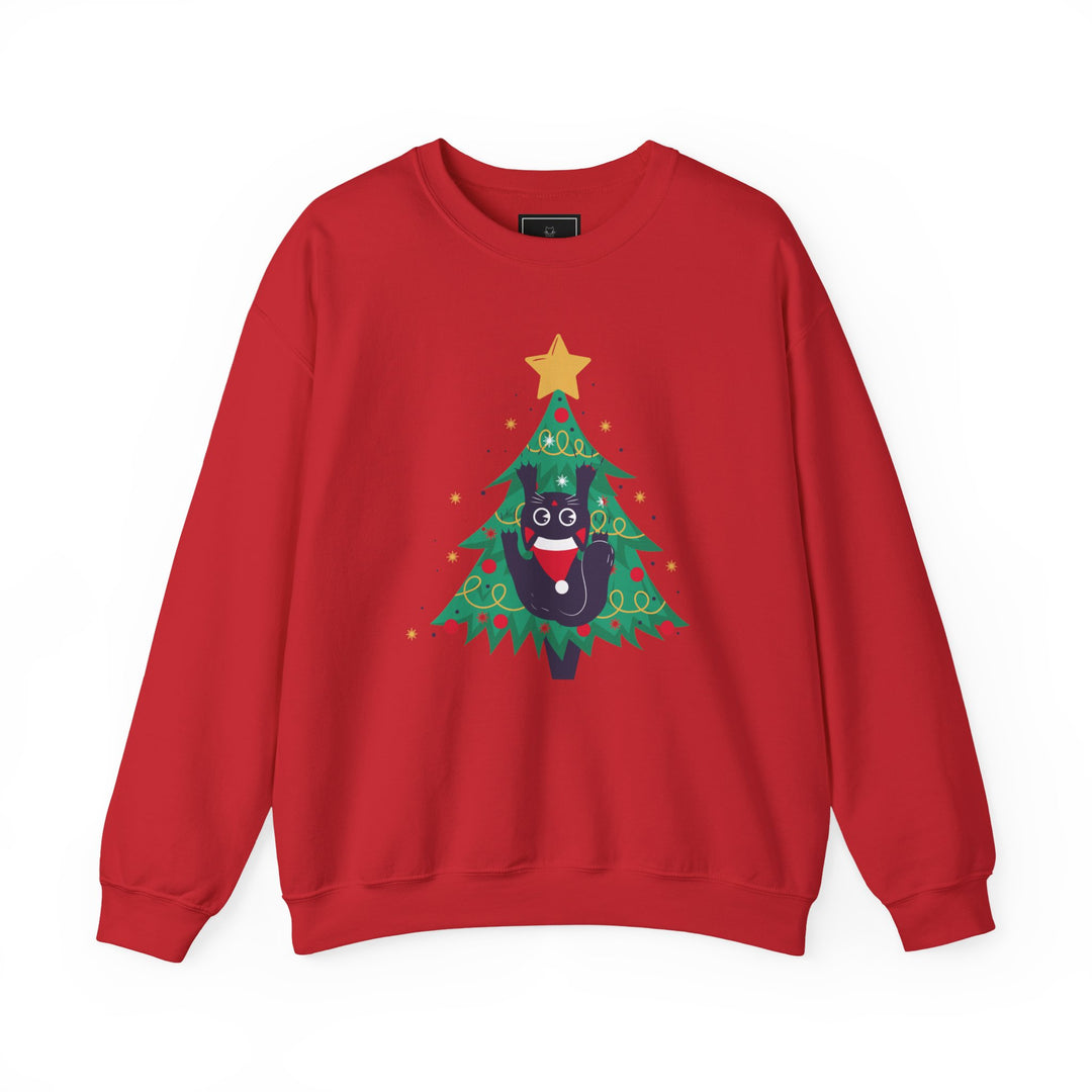 Tree Climbing Kitty Crewneck Sweatshirt