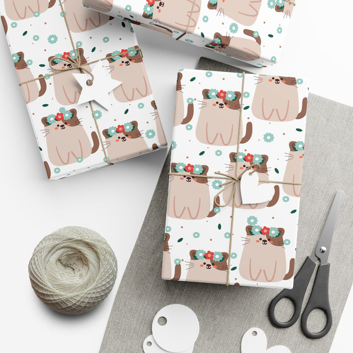 Blossom Kitty Gift Wrap