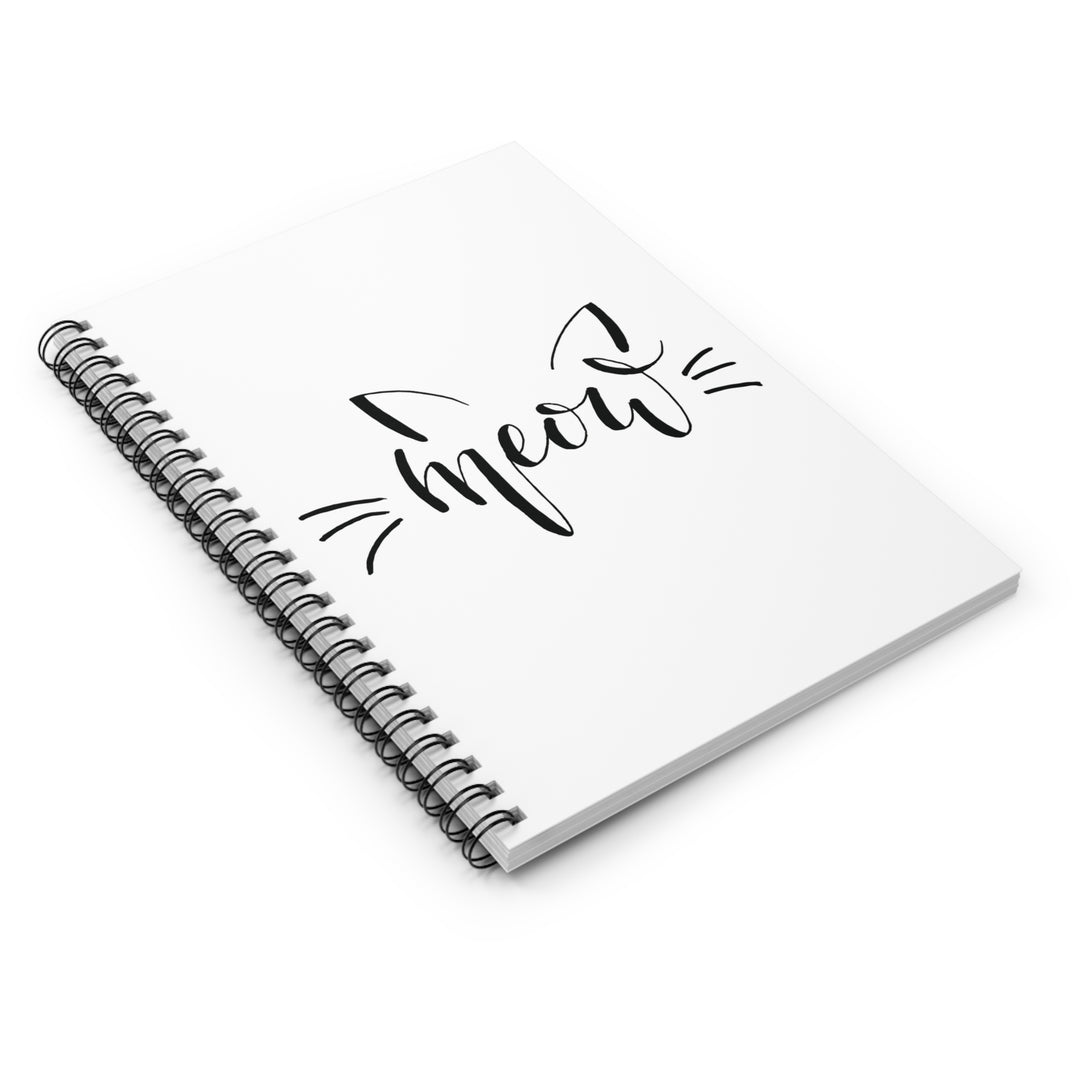 Meow Spiral Notebook