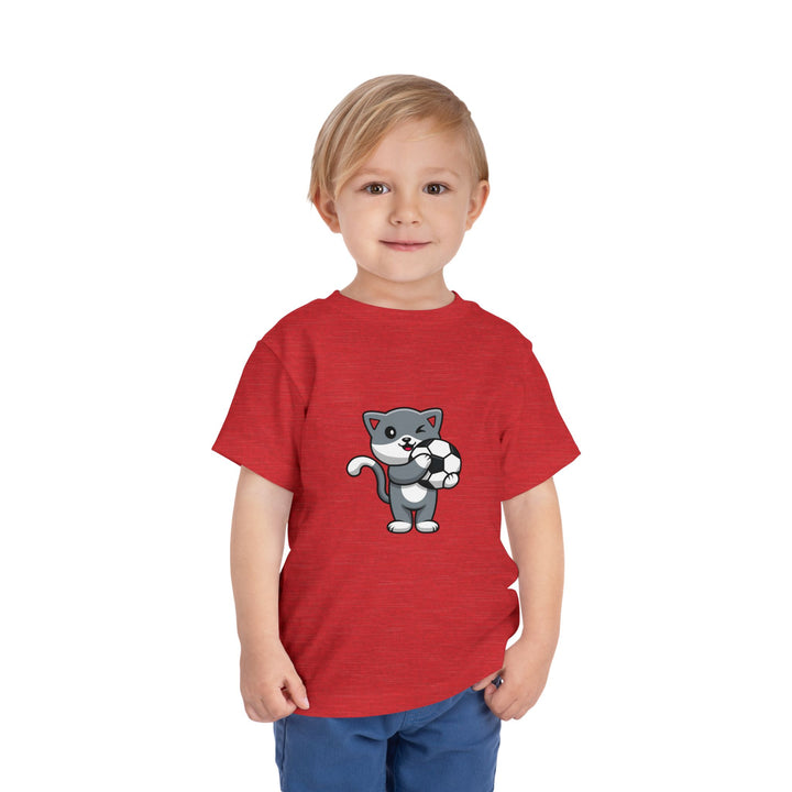 Soccer Cat Toddler Tee