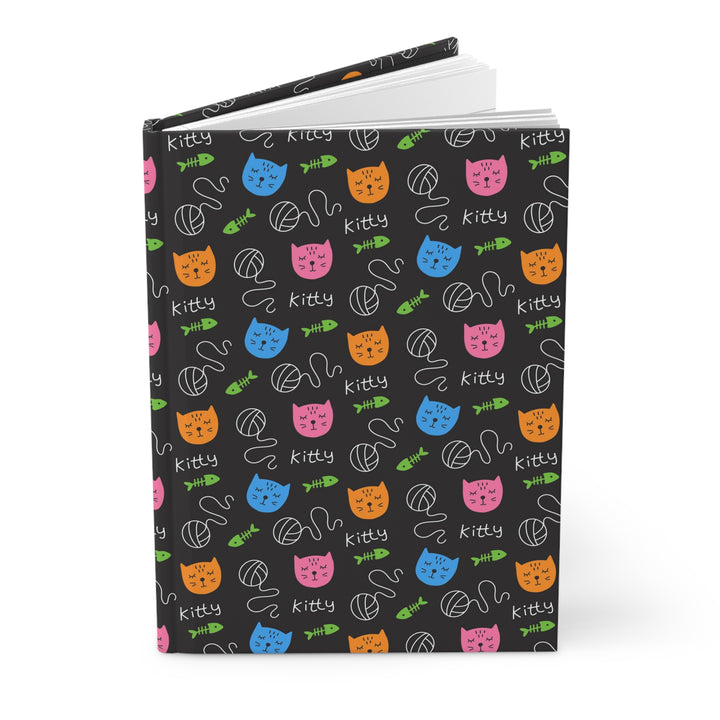Bright Kitty Hardcover Journal