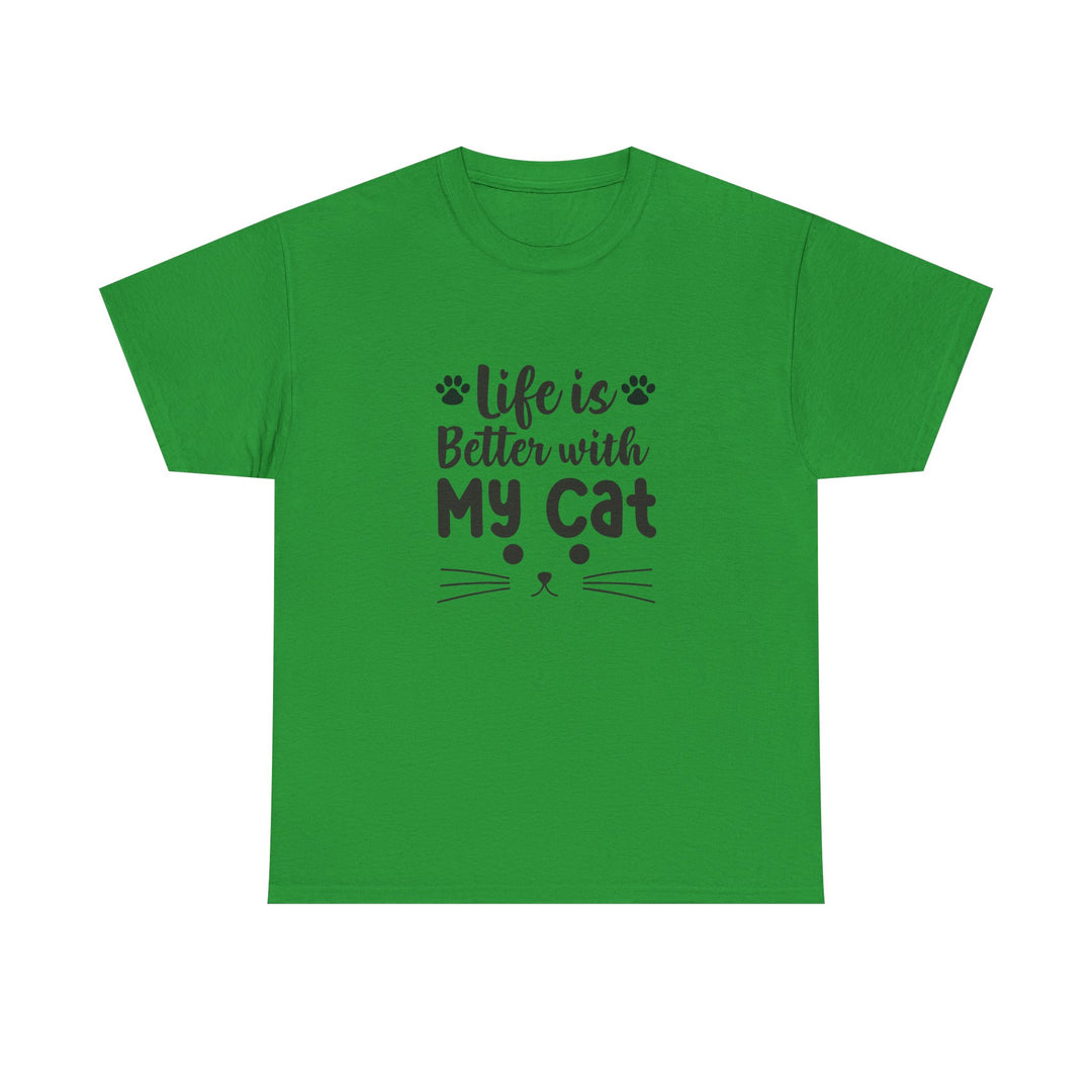 Better With My Cat Cotton Tee
