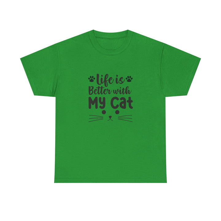 Better With My Cat Cotton Tee