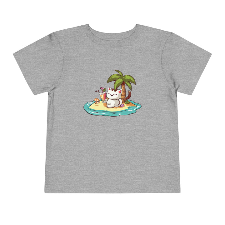 Tropical Cat Toddler Tee