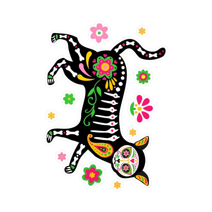 Day of the Dead Cat Sticker